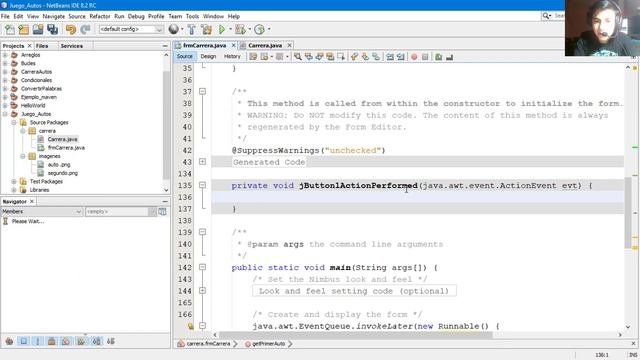 Como hacer una carrera de autos en Java смотреть онлайн