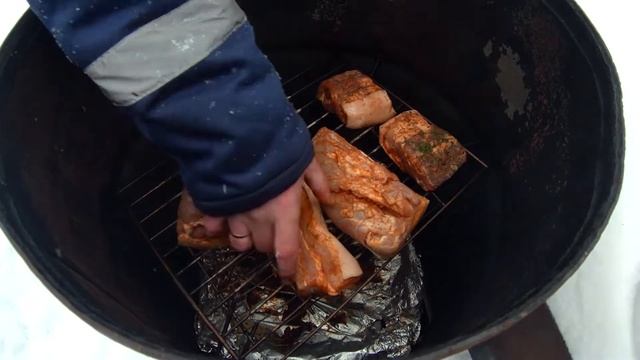 Коптим сало, горячего копчения. смотреть онлайн