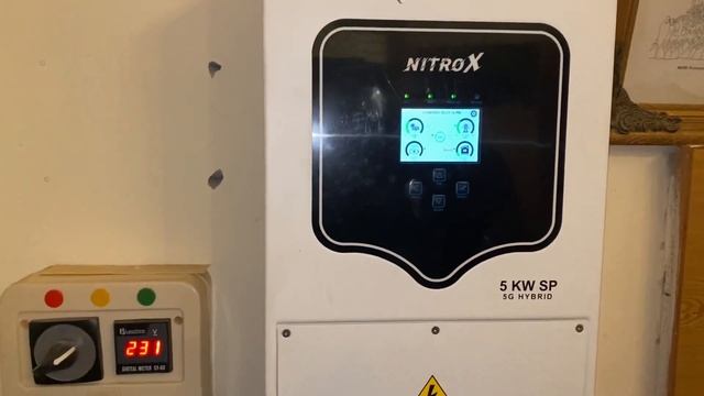 Netmetering In Inverex Nitrox 5kw Hybrid Solar Inverter , Ongrid and off Grid Inverter , DGK7 Solar смотреть онлайн