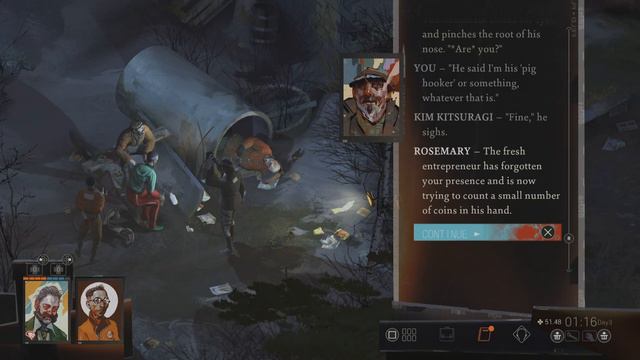 Disco Elysium ”skip“ audio bug смотреть онлайн