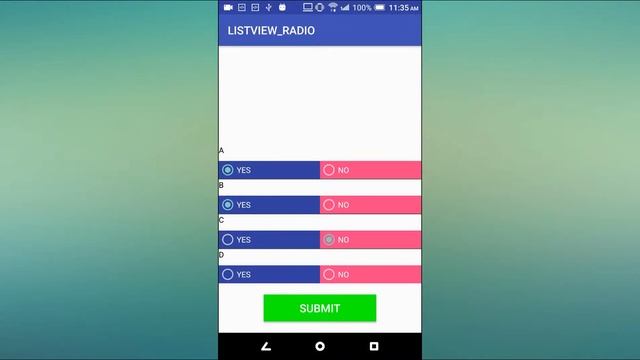 RADIO BUTTON INSIDE LISTVIEW IN ANDROID смотреть онлайн