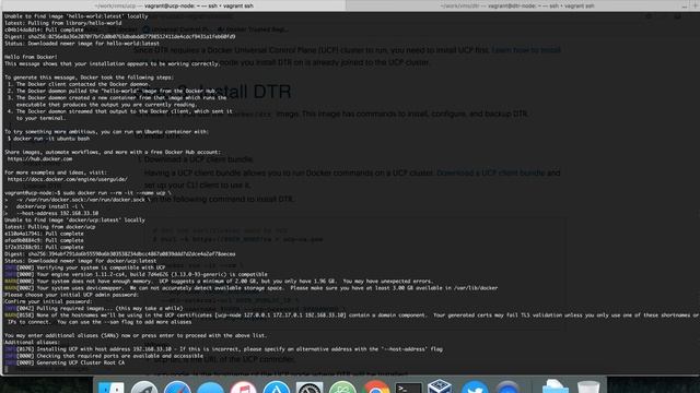Docker Universal Control Plane and Docker Trusted Registry install смотреть онлайн
