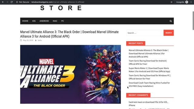 Marvel Ultimate Alliance 3: The Black Order | Download for Android (Official APK) смотреть онлайн