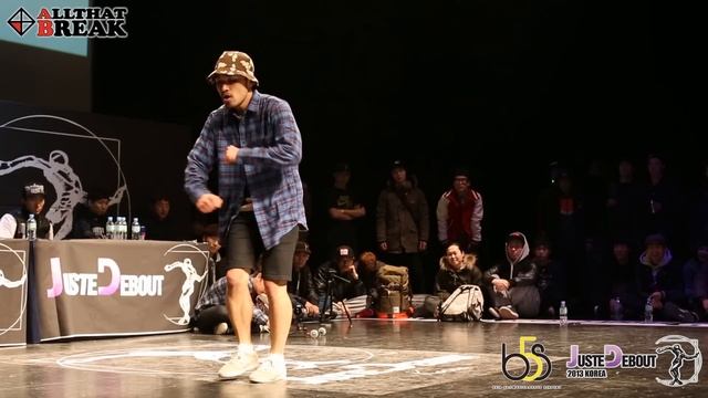 D Rock Vs Beast / Toprock Battle SF_2 / Juste Debout 2013 Korea / Allthatbreak.com