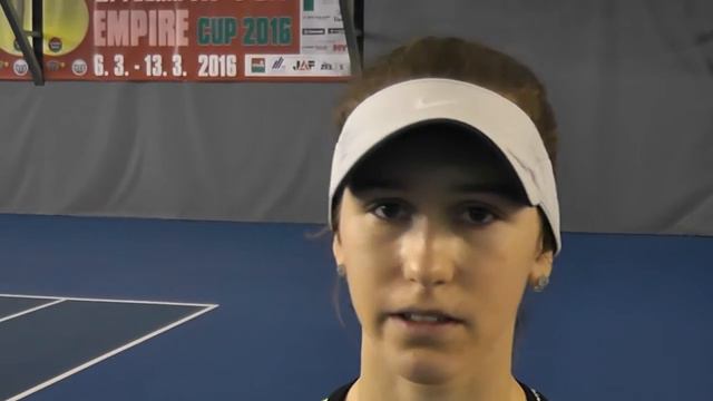 EMPIRE Cup U18 2016: Girls Final, Topalova (BUL) – Senkarova (SVK) 6-3, 6-4 смотреть онлайн