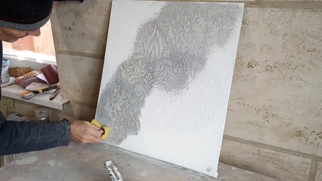 ВИНТАЖная декоративная штукатурка из простых не дорогих материалов