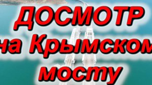Досмотр на Крымском мосту как проходит? Виды досмотра, как облегчить эту процедуру?  #крымскиймост