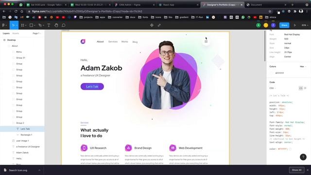 HTML CSS. Урок №10. Portfolio pt.1 (sat 9:00) смотреть онлайн