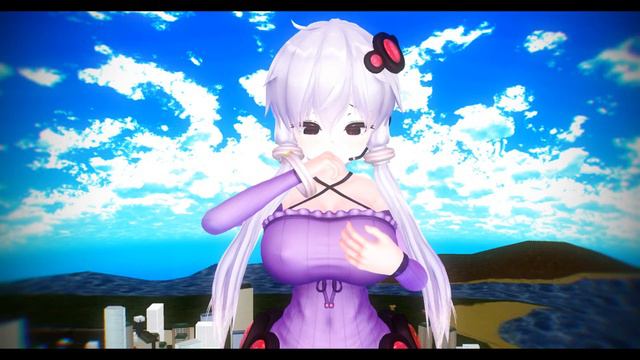 MMD Giantess Yukari Breast Growth