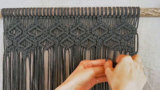 Tutorial Easy Layered Macrame Wall Hanging / Boho Macrame