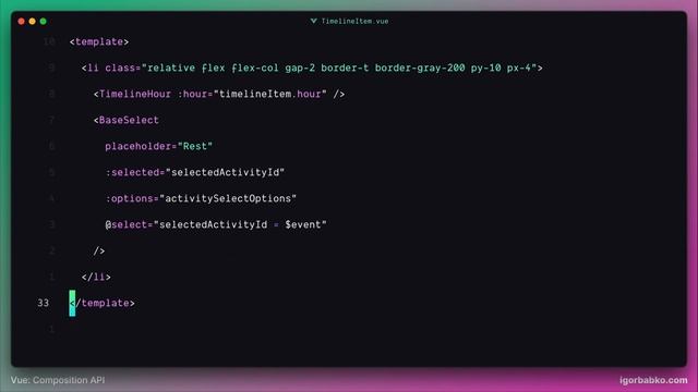 Vue Composition API с нуля #31 - Генерация опций выпадающего списка активностей смотреть онлайн