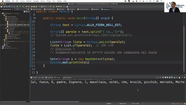 PO 2021 - Lezione del 19 Aprile - Uso del collections framework смотреть онлайн