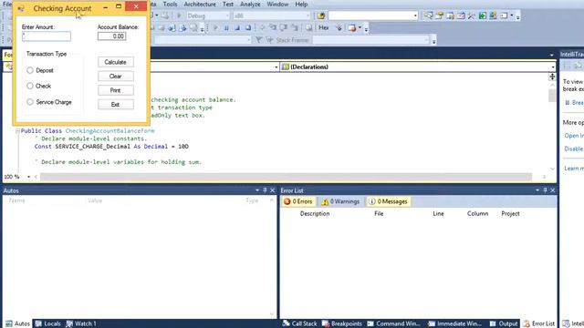 Download Checking Account Balance VB 2010 смотреть онлайн