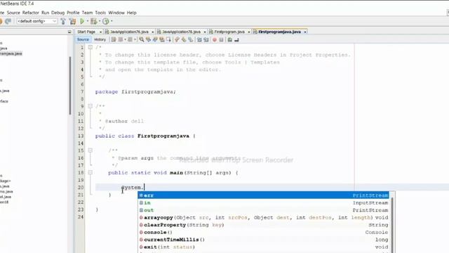 First Java Program | Java Hello World program | How to Compile & Run Java Program|java netbeans all смотреть онлайн