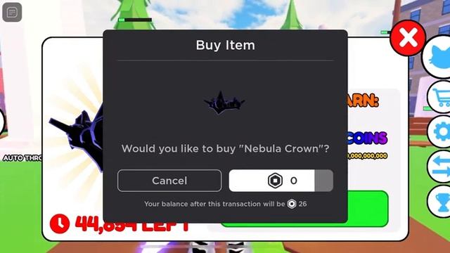 Getting “Nebula Crown” Limited UGC item in Roblox (100,000 stock) смотреть онлайн
