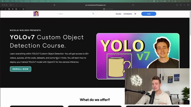 Unacademy Course Launch - YOLOv7 on Custom Dataset with Live Webcam смотреть онлайн