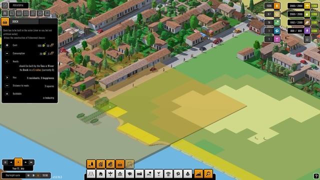 BRAND NEW VOXEL CITY BUILDER!! - Urbek - Resource Management Game смотреть онлайн