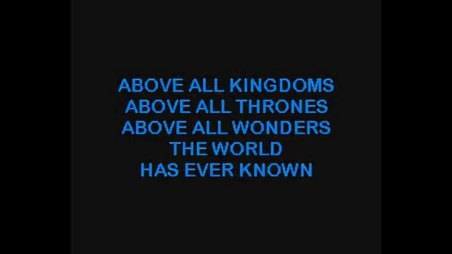 Michael W. Smith - Above All - Karaoke, good quality backing by Allan Saunders смотреть онлайн