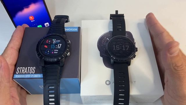 AMAZFIT STRATOS OU ZEBLAZE STRATOS? TESTEI OS DOIS NA ATIVIDADE ESPORTIVA E SINCRONIZEI NO STRAVA. смотреть онлайн