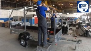Сборка каркаса прицепа ССТ-7132-09