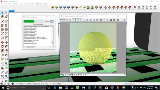 Sketch UP vray : # Basic create material " wall noise" смотреть онлайн