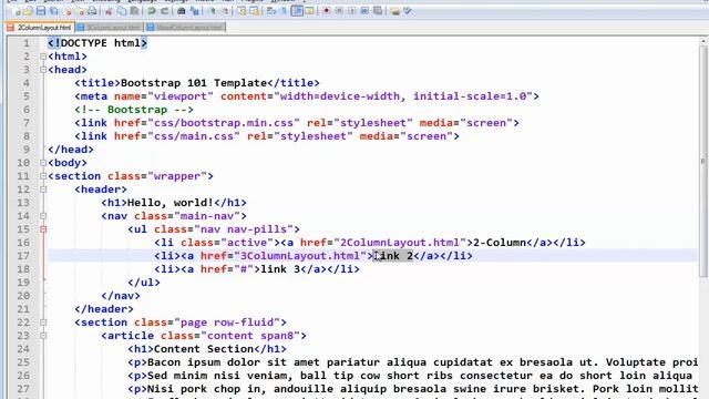 BootstrapProject - Styling Navs смотреть онлайн