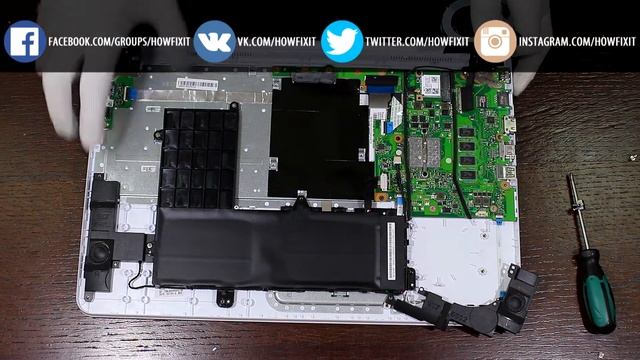 Asus E502 Disassembly and Fan Cleaning смотреть онлайн