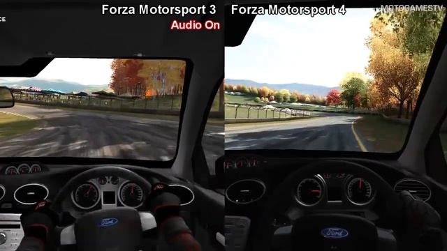 Forza Motorsport 3 vs Forza Motorsport 4 - 2009 Ford Focus RS at Maple Valley Raceway смотреть онлайн