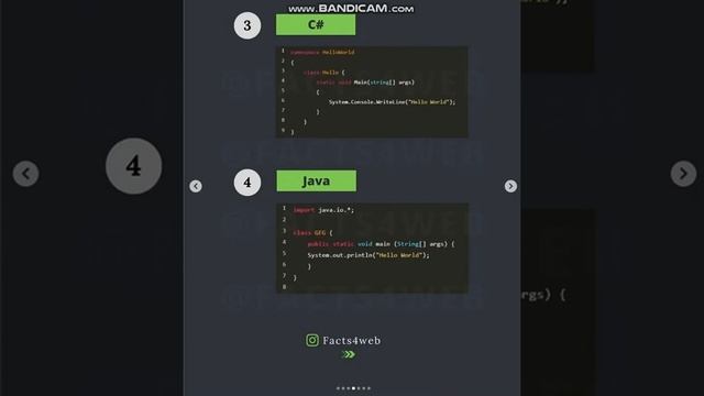 Top 10 Programming languages#HelloWorld#php#js#python#kotlin #c/csharp#cpp#java#programmingdevelope смотреть онлайн