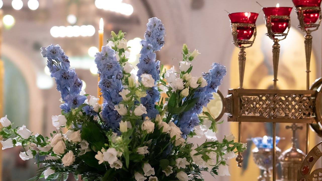 Вечернее богослужение. Полиелей. Смоленской иконы Божией Матери смотреть онлайн