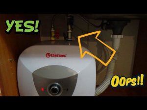 Бойлер  Thermex (Электроводонагреватель)под раковину,как подключить дома?