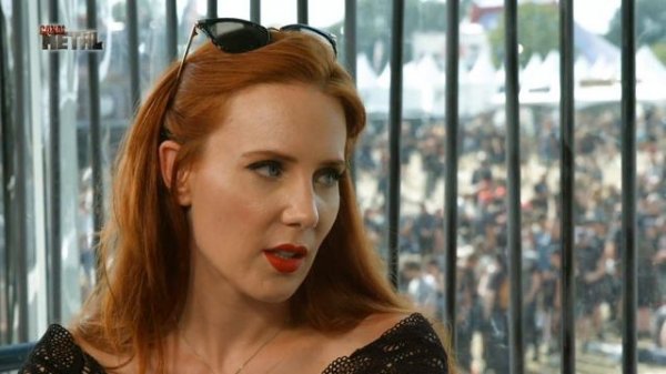 EPICA - Simone Simons on how she started, and leaving your comfort zone @ Alcatraz Festival 2018