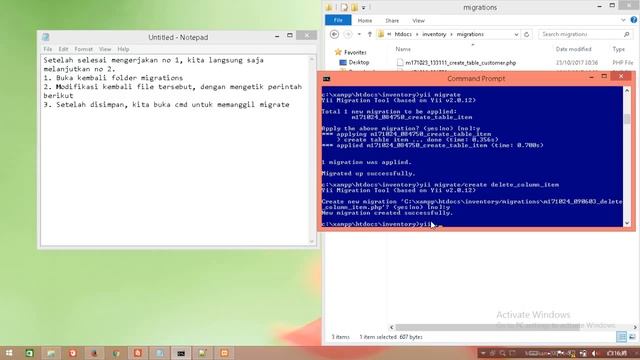 Database Migration & CRUD pada Yii2 Menggunakan GII смотреть онлайн