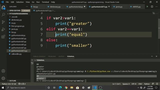 #13 If Else & Elif Conditionals in Python || Free Python Course || Coding Anna смотреть онлайн
