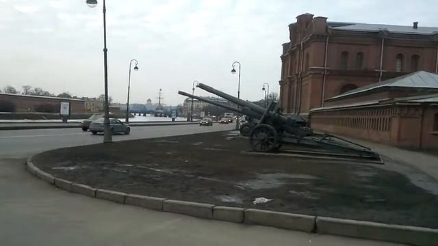 Петропавловская крепость, пушки смотреть онлайн