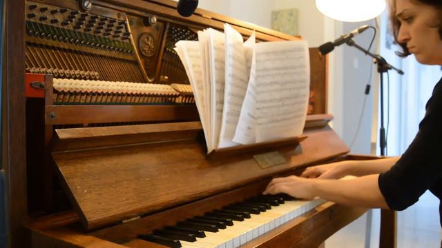 Bechstein upright piano model 9 (1910) signature design by Walter Cave смотреть онлайн