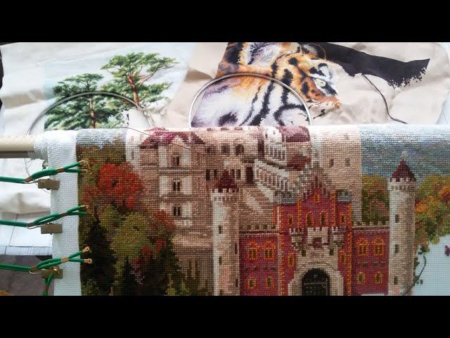 Вышивальный влог 25 марта -5 апреля 2020г #вышивка #вышивкакрестом смотреть онлайн