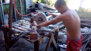 камнерез из торцовочной пилы