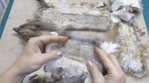 Как  сшить варежки из меха . Выкройка.