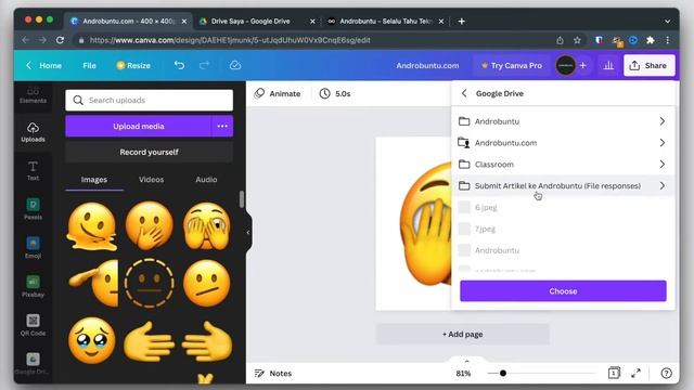 Cara Menyimpan Desain Canva ke Google Drive | Androbuntu Media смотреть онлайн