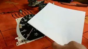 Mercedes Benz W124 - Cómo renovar panel de instrumentos descolorido después de años de sol tutorial