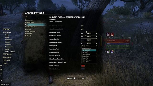 Аддон Foundry Tactical Combat | TESO (2016) смотреть онлайн