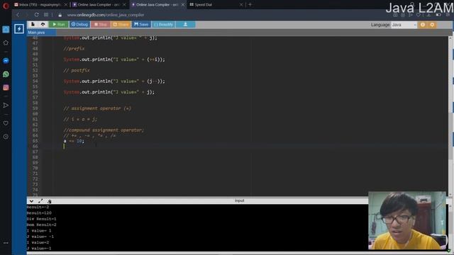 Day#5 Java L2AM Java Operator Practical 1 смотреть онлайн
