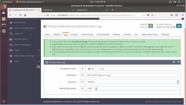 How To Create Virtual Hosts in OpenLiteSpeed Web Server On Ubuntu 18.04 LTS смотреть онлайн