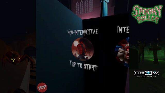 Spooky Roller Gear VR A 3D VR Roller Coaster Survive the ride over the haunted amusement park смотреть онлайн