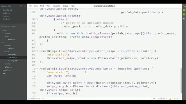 Advanced Game Development with Phaser - Course Preview 3 - Detecting Swipes смотреть онлайн