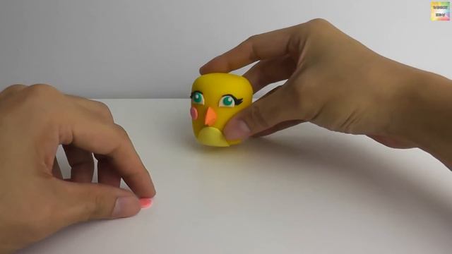 play doh angry birds stella poppy - how to make with playdoh смотреть онлайн