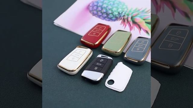 ontto TPU Autoschlüssel Hülle Passt für VW Passat B8 CC Arteon Atlas Jetta Magotan Golf Skoda смотреть онлайн