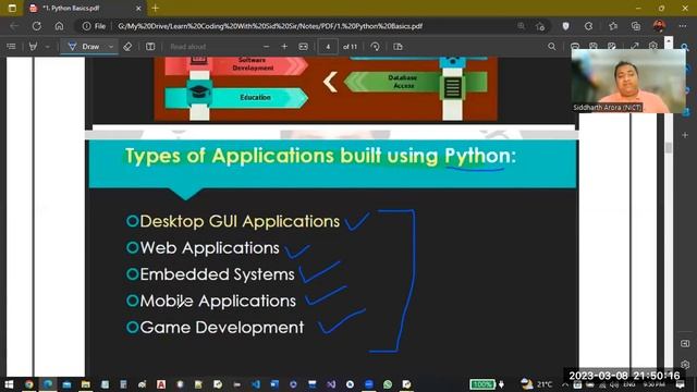 #1 Python Basics - Python Course for Beginners | Learn Coding With Sid Sir смотреть онлайн