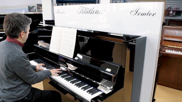 Bluthner Model D upright piano смотреть онлайн